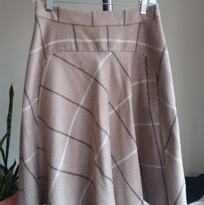 Wool, check Zara skirt